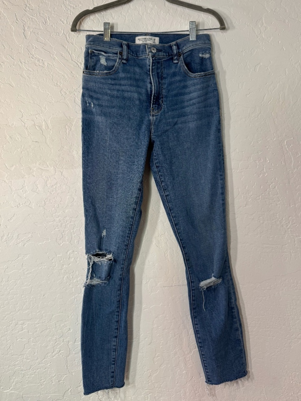 Abercrombie and Fitch Super Skinny Ankle High Rise Jeans